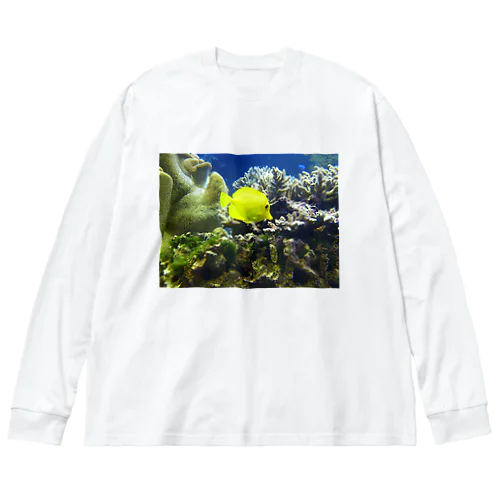 キイロハギ - Zebrasomaflavescens - Big Long Sleeve T-Shirt
