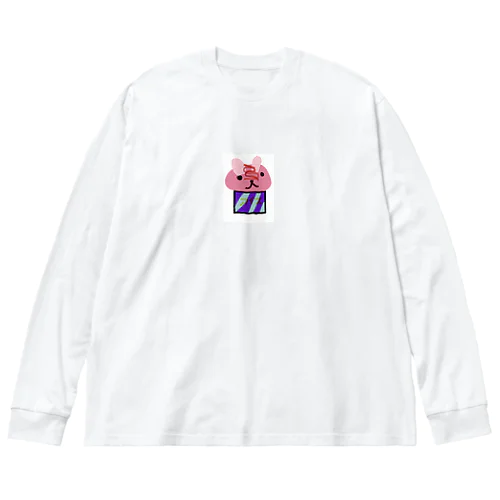 どうぶつシリーズうさあいす Big Long Sleeve T-Shirt