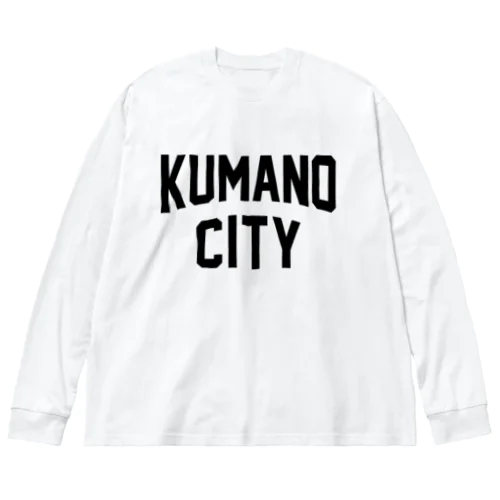 熊野市 KUMANO CITY ビッグシルエットロングスリーブTシャツ