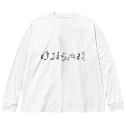 ある日のおじさん達 Big Long Sleeve T-Shirt