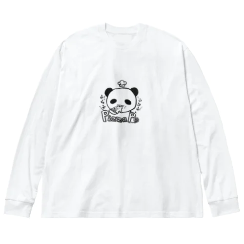 ぴっつぁぱんだ ビッグシルエットロングスリーブTシャツ