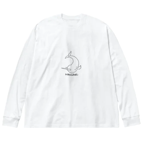 なーわるくん ビッグシルエットロングスリーブTシャツ