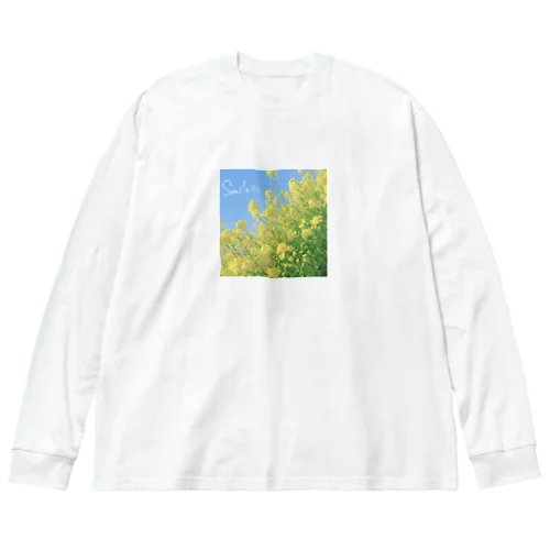 菜の花 ビッグシルエットロングスリーブTシャツ