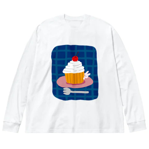 カップケーキでかくれんぼ Big Long Sleeve T-Shirt