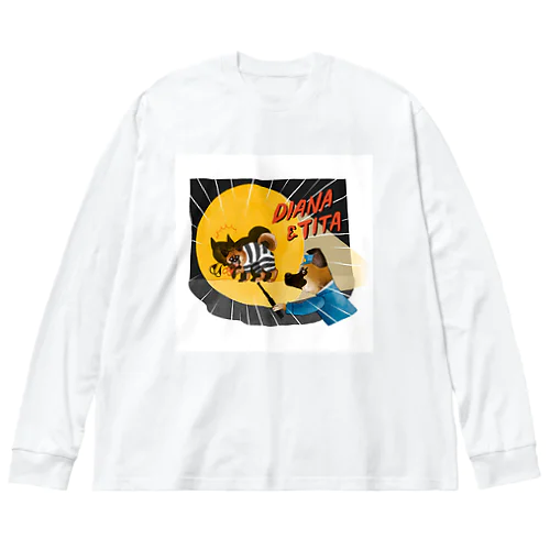 ティーちゃんとディアナ Big Long Sleeve T-Shirt