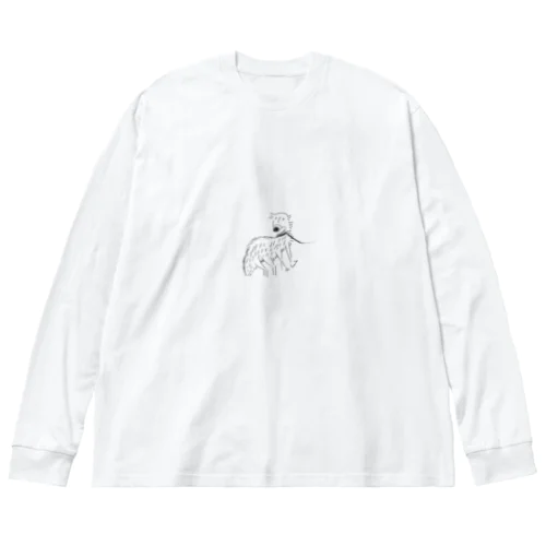 ボルゾイ（★背景なし） Big Long Sleeve T-Shirt