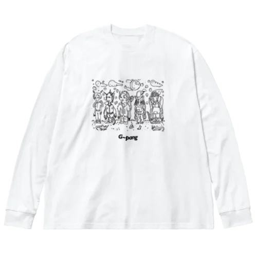 ジパング五人衆 Big Long Sleeve T-Shirt