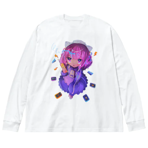 ぎが・らてち Big Long Sleeve T-Shirt