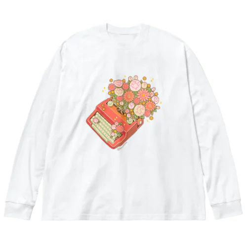 タイプライター Big Long Sleeve T-Shirt