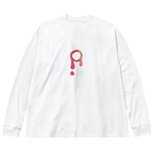 blooooooooooood ビッグシルエットロングスリーブTシャツ