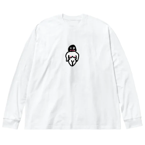 半裸ドン(全裸) ブルベ Big Long Sleeve T-Shirt