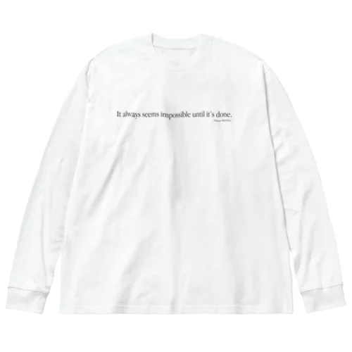 Nelson ビッグシルエットロングスリーブTシャツ