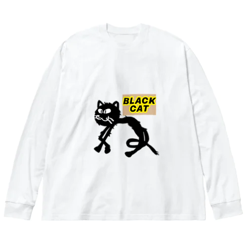  BLACK  CAT ビッグシルエットロングスリーブTシャツ