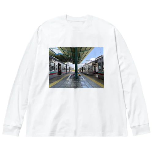 上毛電気鉄道 中央前橋駅グッズ Big Long Sleeve T-Shirt