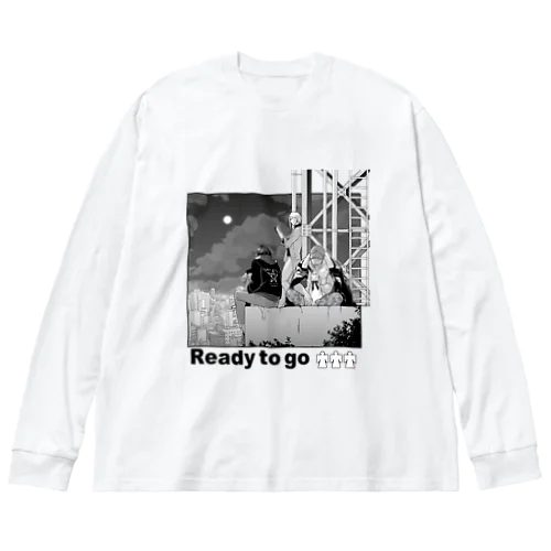 準備完了★ Big Long Sleeve T-Shirt