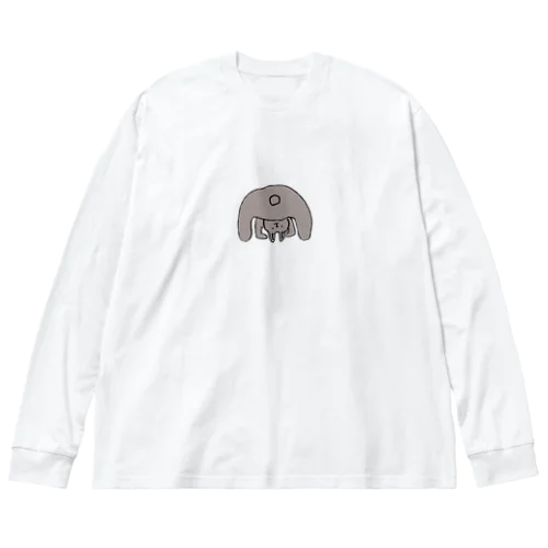 のぞきうさぎ Big Long Sleeve T-Shirt