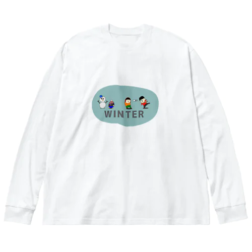 のりまきくん　ウィンター ビッグシルエットロングスリーブTシャツ