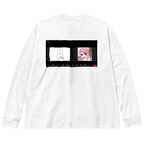 オンライン寝坊木苺さん Big Long Sleeve T-Shirt