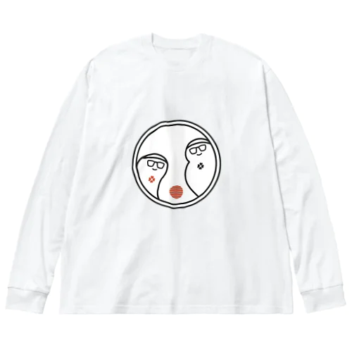 赤字さん黒字さん Big Long Sleeve T-Shirt