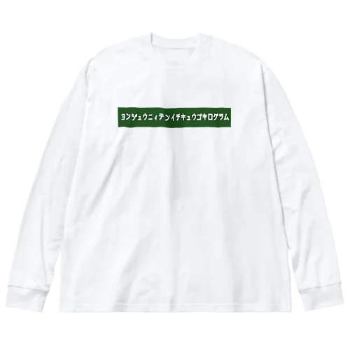 ヨンジュウニィテンイチキュウゴキログラム 2 Big Long Sleeve T-Shirt