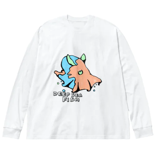 深海シリーズ【めんだこ】 Big Long Sleeve T-Shirt