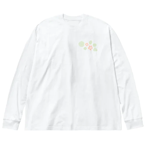 ハイビスカス ビッグシルエットロングスリーブTシャツ