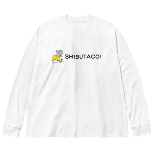 ＼渋谷でタコス！／ SHIBUTACO! 公式ロゴ（横） Big Long Sleeve T-Shirt