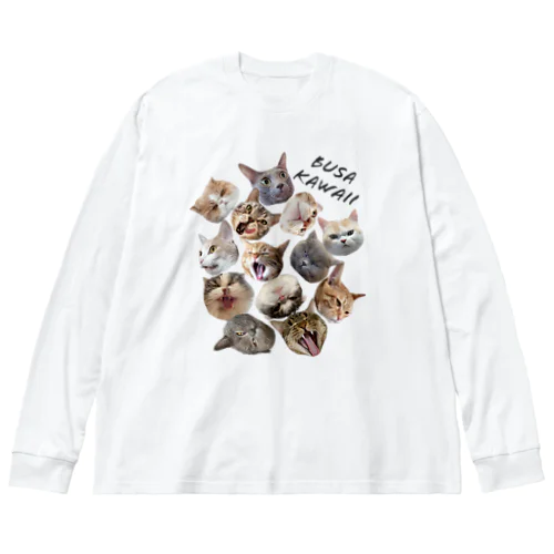 元祖 BUSAKAWAII Big Long Sleeve T-Shirt