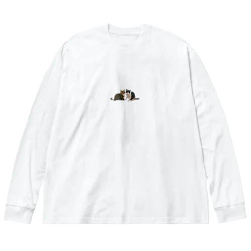 ひめとあおミスショットプリント ビッグシルエットロングスリーブTシャツ