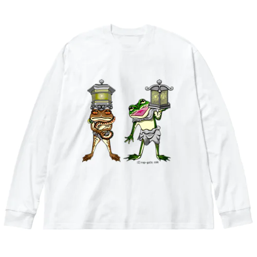 龍燈鬼・天燈鬼コンビプリント Big Long Sleeve T-Shirt