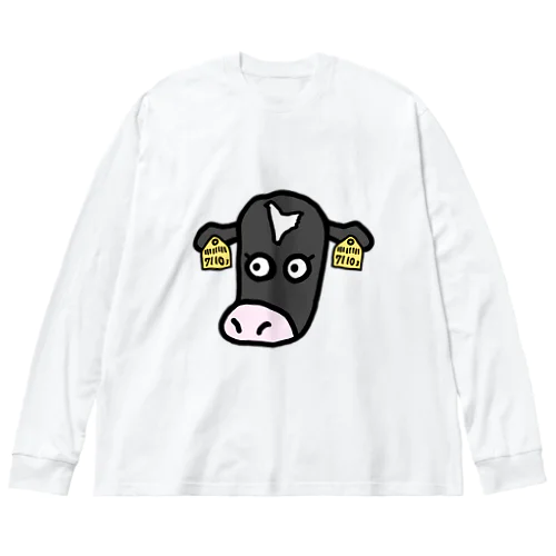 にわとり模様のこっこうし Big Long Sleeve T-Shirt