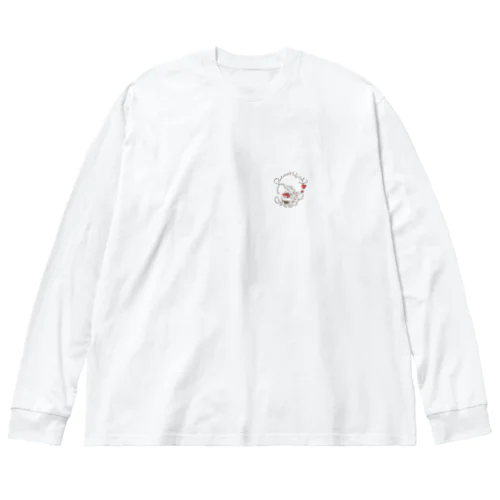 ぷるるんハリネズミWithハート ビッグシルエットロングスリーブTシャツ