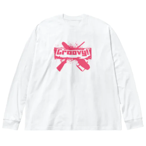 Groovy!(イカすぜ) Big Long Sleeve T-Shirt