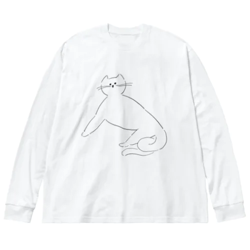 にゃんこさん Big Long Sleeve T-Shirt