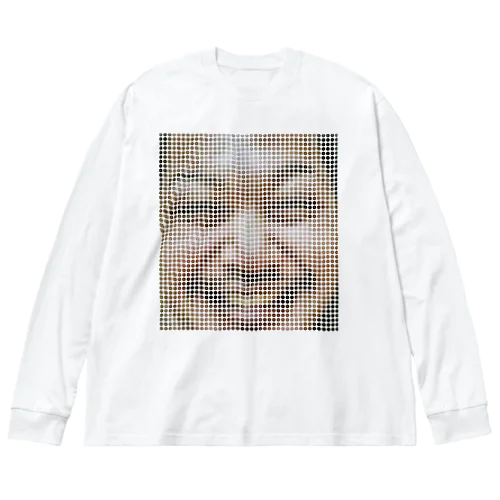 マサヤ爆裂笑顔点描シリーズ ビッグシルエットロングスリーブTシャツ