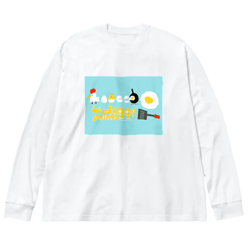 FRIDAY  EGGちゃん Big Long Sleeve T-Shirt