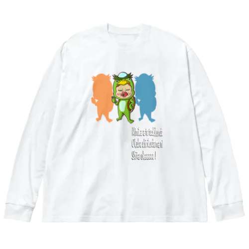 河童だよ！さげみちゃん ビッグシルエットロングスリーブTシャツ