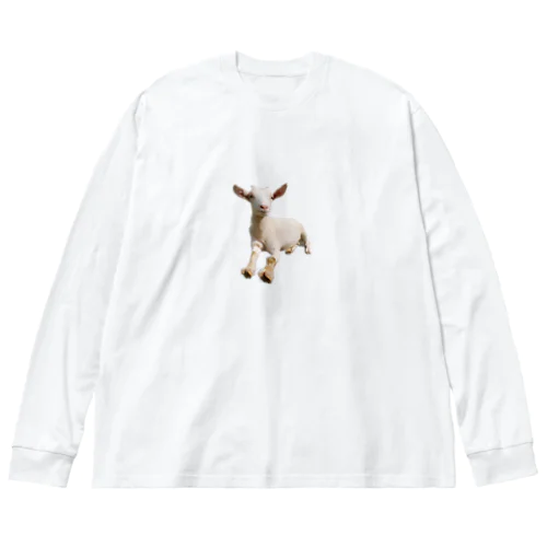 ほほえみのこやぎ ビッグシルエットロングスリーブTシャツ