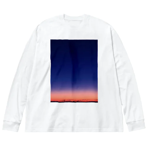 Gradation ビッグシルエットロングスリーブTシャツ