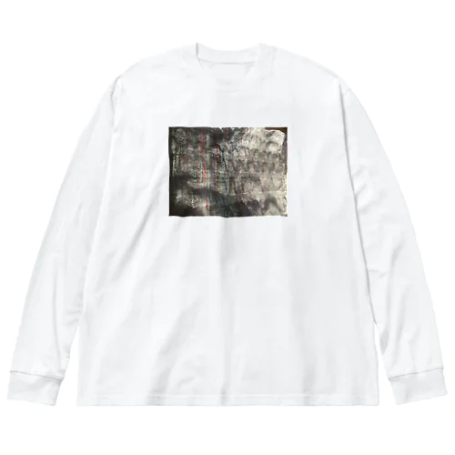 光に透ける織物 Big Long Sleeve T-Shirt