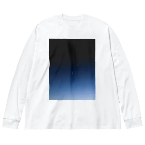 Gradation ビッグシルエットロングスリーブTシャツ