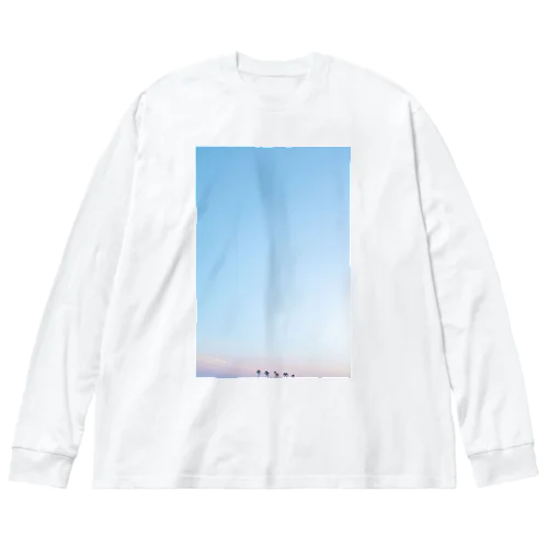 Gradation Big Long Sleeve T-Shirt