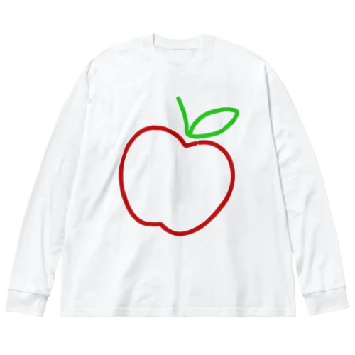 APPLE-りんご- Big Long Sleeve T-Shirt