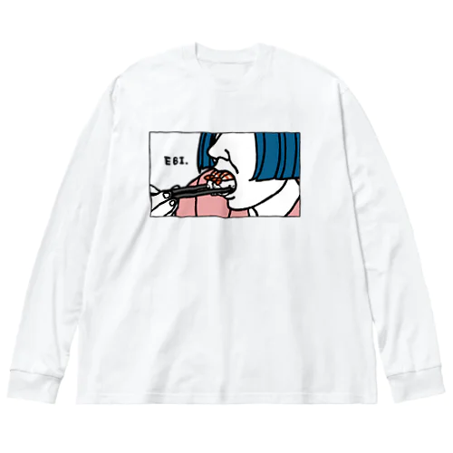 君知＊NIKOGUI-design(EBI) Big Long Sleeve T-Shirt