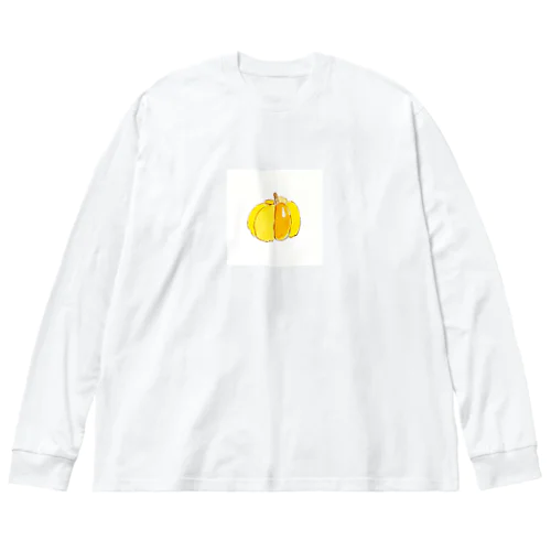 かぼちゃ ビッグシルエットロングスリーブTシャツ