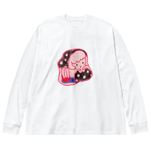 ダンスフロアに佇むモガ Big Long Sleeve T-Shirt