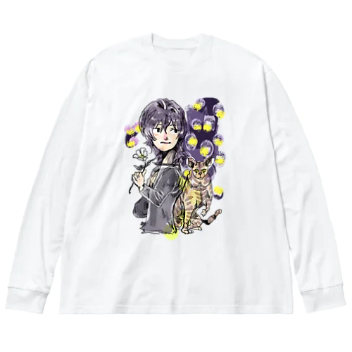 オハナ少年と謎の猫 Big Long Sleeve T-Shirt