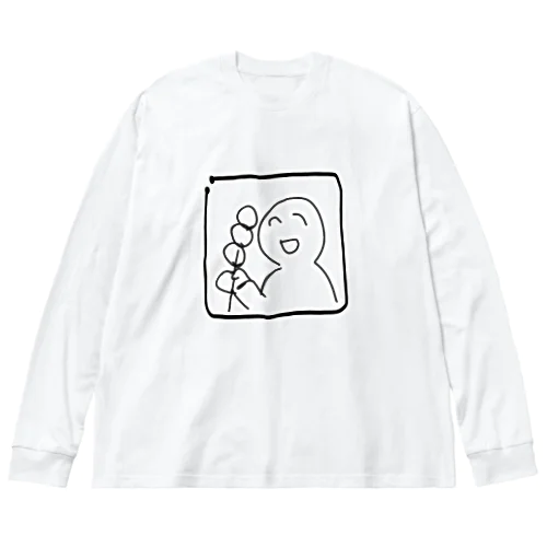 それでは、いただきまーす。 ビッグシルエットロングスリーブTシャツ