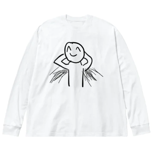 わき毛たろうシリーズ Big Long Sleeve T-Shirt