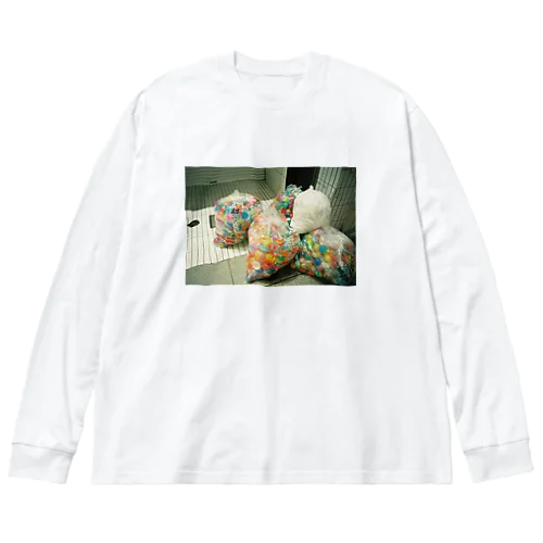 がちゃがちゃ ビッグシルエットロングスリーブTシャツ